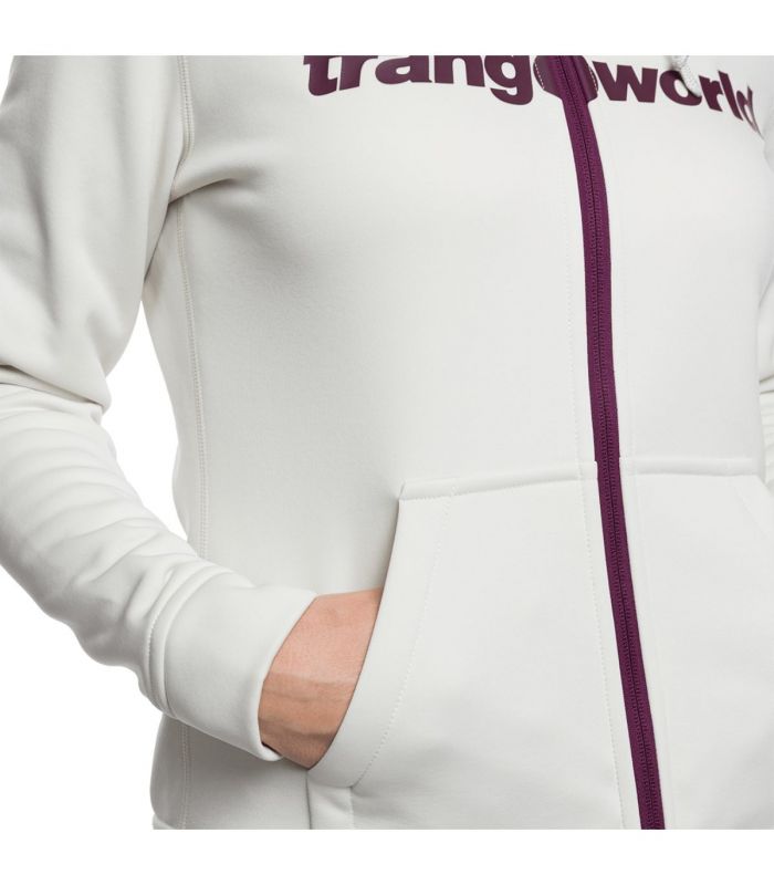 Compra online Sudadera Trangoworld Liena Mujer White Onix en oferta al mejor precio