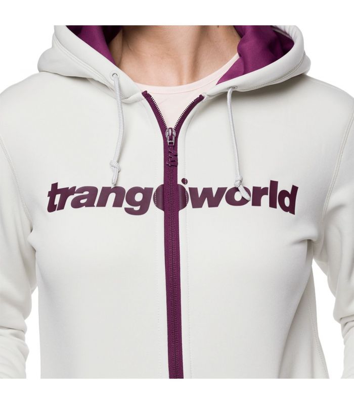 Compra online Sudadera Trangoworld Liena Mujer White Onix en oferta al mejor precio