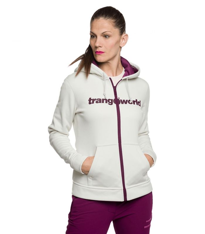 Compra online Sudadera Trangoworld Liena Mujer White Onix en oferta al mejor precio