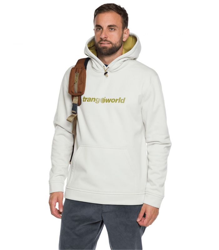 Compra online Sudadera Trangoworld Login Hombre White Onix en oferta al mejor precio