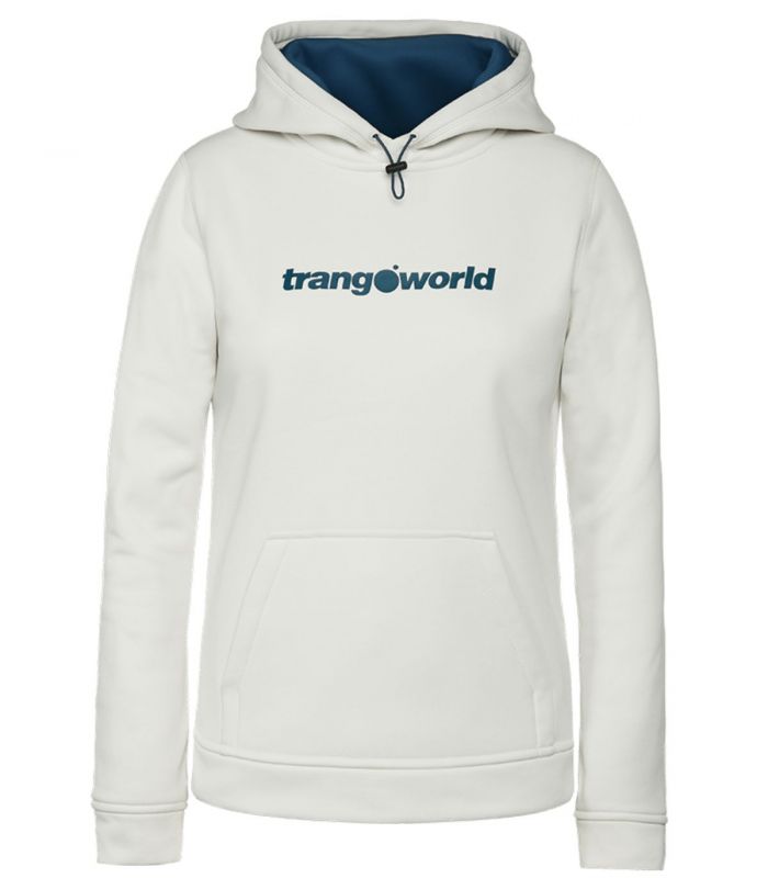 Compra online Sudadera Trangoworld Poppi Mujer White Onix en oferta al mejor precio