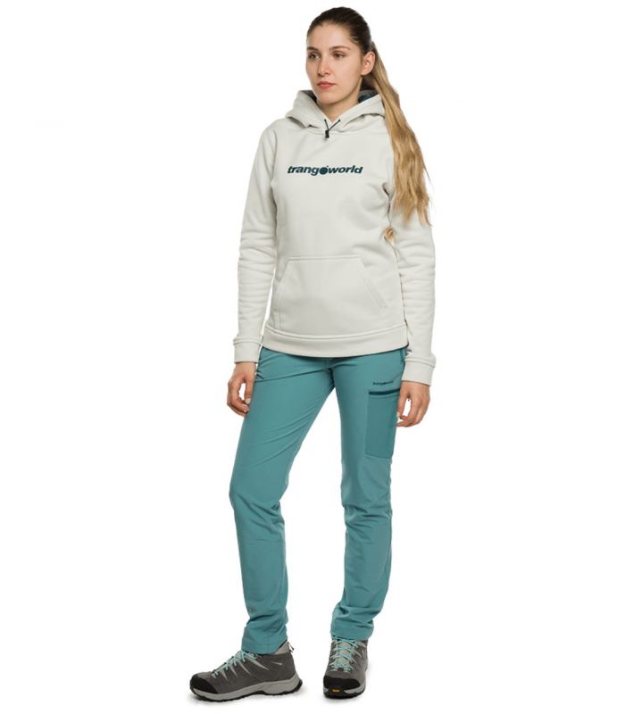 Compra online Sudadera Trangoworld Poppi Mujer White Onix en oferta al mejor precio