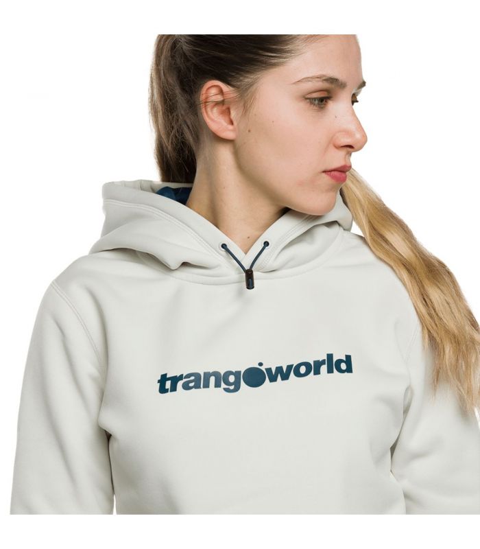 Compra online Sudadera Trangoworld Poppi Mujer White Onix en oferta al mejor precio