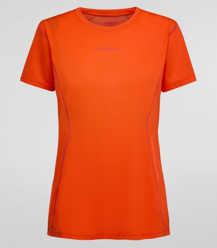 Compra online Camiseta La Sportiva Resolute Mujer Cherry Tomato en oferta al mejor precio