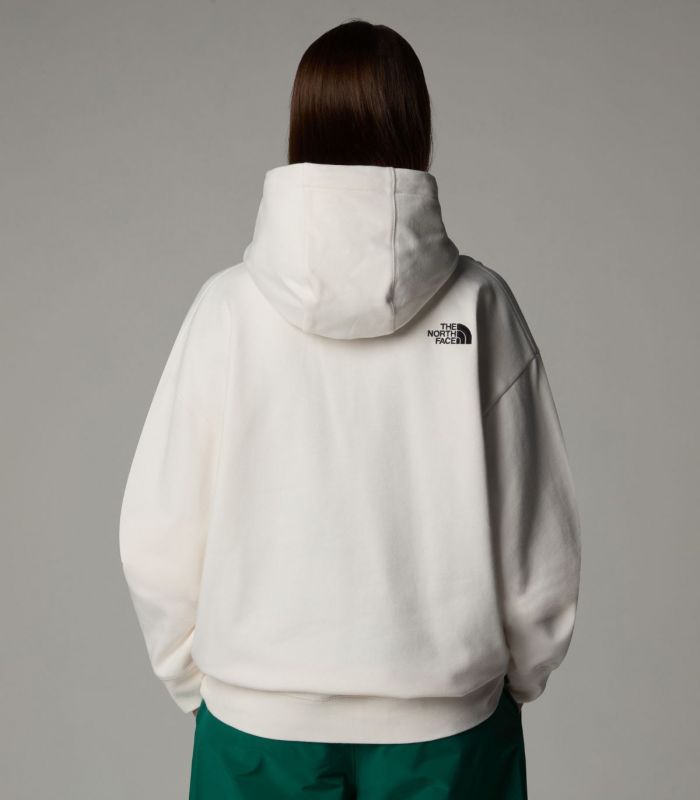 Compra online Sudadera The North Face Essential Hoodie Mujer White Dune en oferta al mejor precio