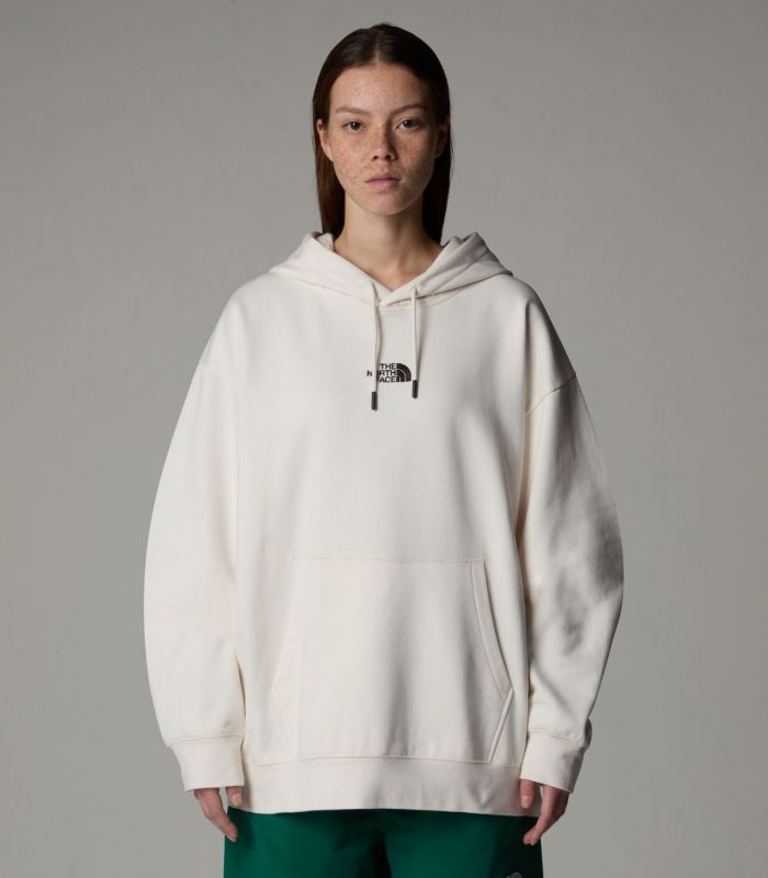 Compra online Sudadera The North Face Essential Hoodie Mujer White Dune en oferta al mejor precio