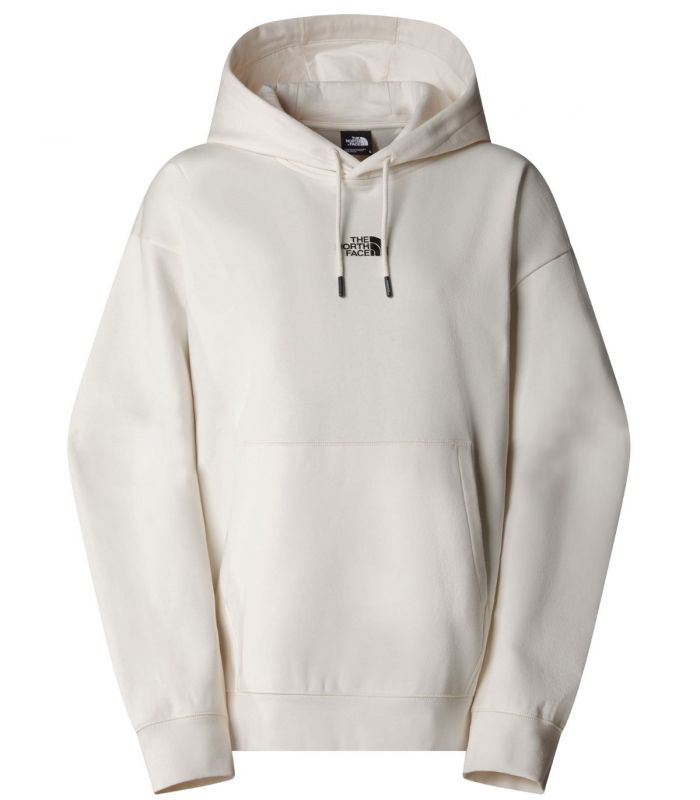 Compra online Sudadera The North Face Essential Hoodie Mujer White Dune en oferta al mejor precio