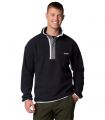 Compra online Forro Polar Columbia Helvetia™ II Half Snap Fleece Hombre Black en oferta al mejor precio