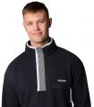 Compra online Forro Polar Columbia Helvetia™ II Half Snap Fleece Hombre Black en oferta al mejor precio