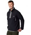 Compra online Forro Polar Columbia Helvetia™ II Half Snap Fleece Hombre Black en oferta al mejor precio