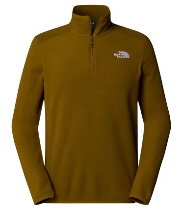 Forro Polar The North Face Glacier Pro 1/4 Zip Hombre Moss Green