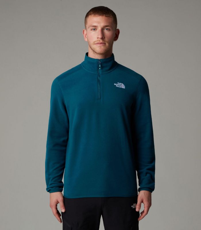 Compra online Forro Polar The North Face Glacier Pro 1/4 Zip Hombre Midnight Petrol en oferta al mejor precio