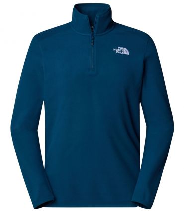 Forro Polar The North Face Glacier Pro 1/4 Zip Hombre Midnight Petrol