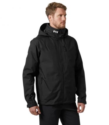 Chaqueta Helly Hansen Crew Hooded Midlayer Sailing Jacket 2.0 Hombre Balck