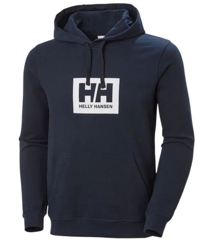 Compra online Sudadera Helly Hansen HH Box Hoodie Hombre Navy en oferta al mejor precio