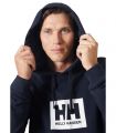 Compra online Sudadera Helly Hansen HH Box Hoodie Hombre Navy en oferta al mejor precio