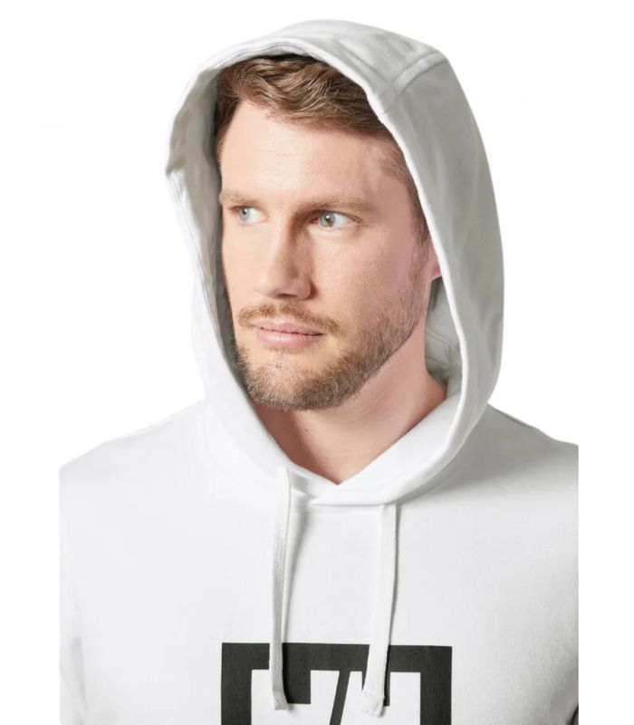 Compra online Sudadera Helly Hansen HH Box Hoodie Hombre White en oferta al mejor precio