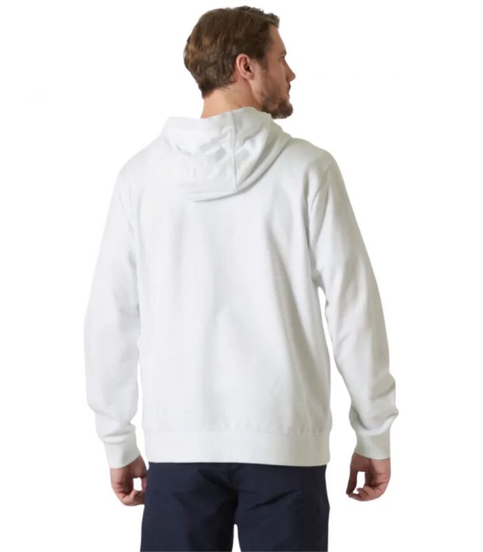 Compra online Sudadera Helly Hansen Logo Hoodie Hombre White en oferta al mejor precio