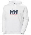 Compra online Sudadera Helly Hansen Logo Hoodie Hombre White en oferta al mejor precio