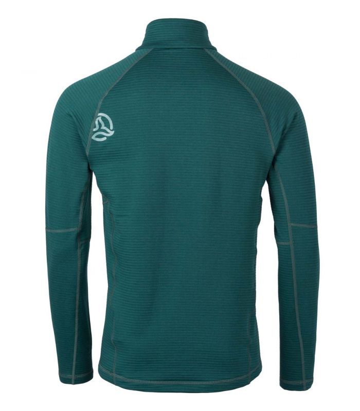 Compra online Camiseta Ternua Momhill 1/2 Zip Hombre Deep Hydro en oferta al mejor precio