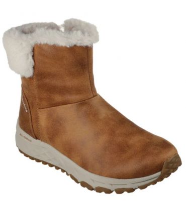 Botas Skechers Escape Plan Cozy Collab Mujer Chestnut