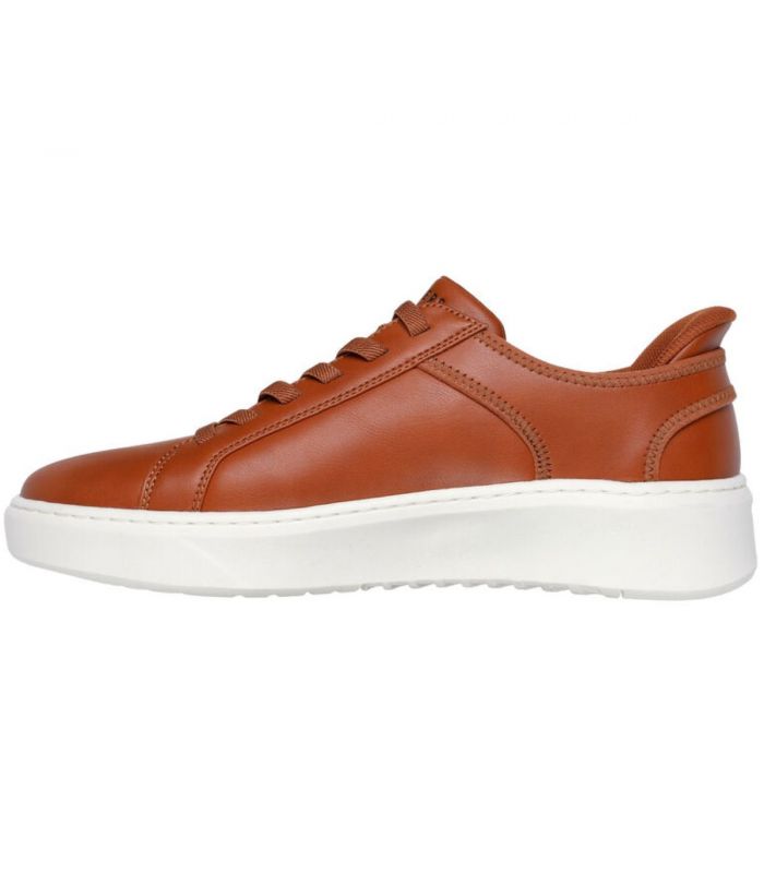 Compra online Zapatillas Skechers Slip-ins Court Break Double Vented Hombre Cognac en oferta al mejor precio