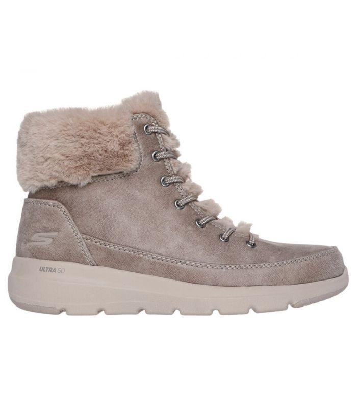 Compra online Botas Skechers On the GO Glacial Ultra Wonderland Mujer Taupe en oferta al mejor precio