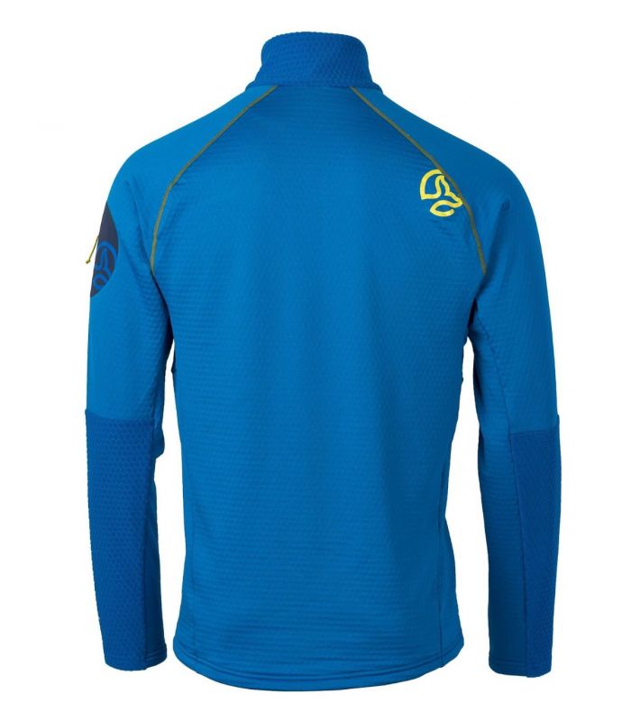 Compra online Camiseta Ternua Ragger 1/2 Zip Hombre Deep Mediterranen en oferta al mejor precio