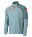 Compra online Camiseta Ternua Lemik 1/2 Zip Hombre Grey Mint en oferta al mejor precio