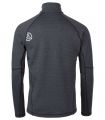 Compra online Camiseta Ternua Momhill 1/2 Zip Hombre Whales Grey Black en oferta al mejor precio