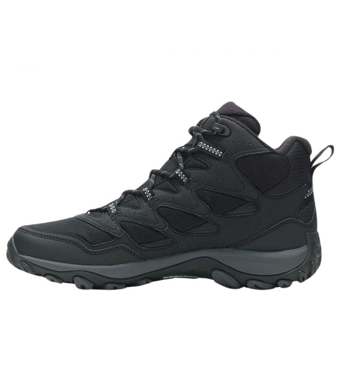 Compra online Botas Merrell West Rim Sport Thermo Mid Waterproof Hombre Black en oferta al mejor precio