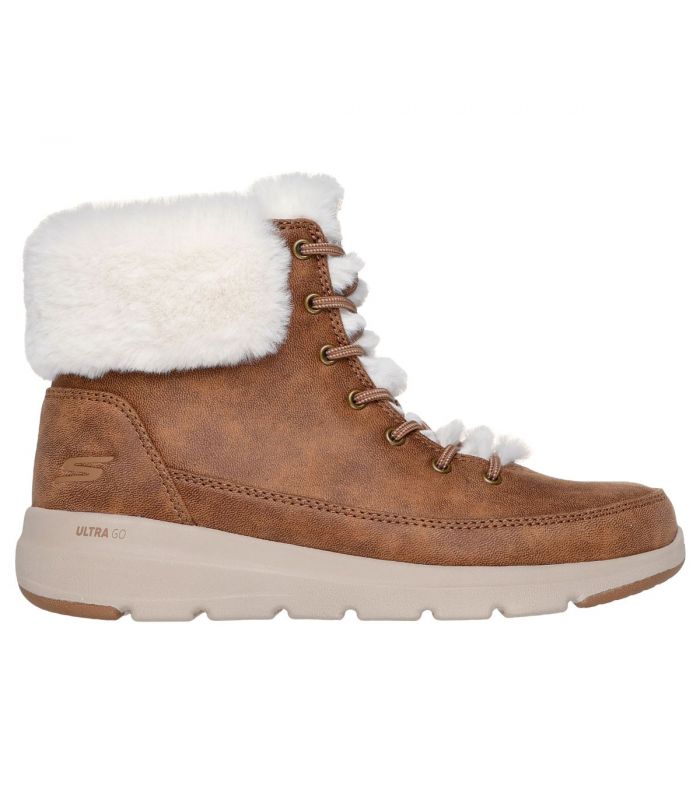 Compra online Botas Skechers On the GO Glacial Ultra Wonderland Mujer Castaña en oferta al mejor precio