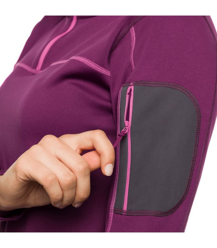 Compra online Forro Polar Trangoworld Figarol Mujer Plum Caspia en oferta al mejor precio