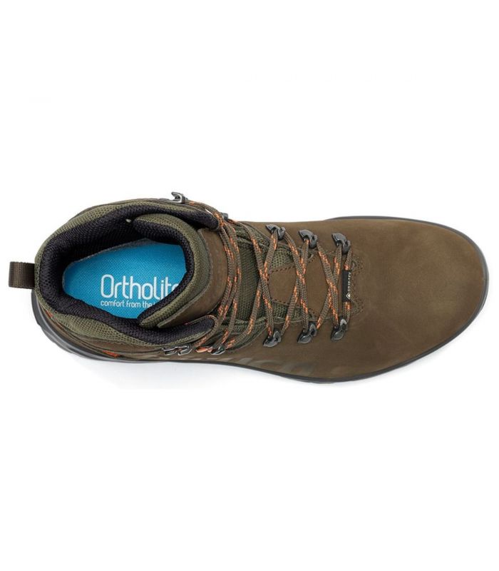 Compra online Botas Chiruca Sequoia 01 GoreTex Hombre Verde Naranja en oferta al mejor precio