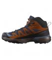 Compra online Botas Salomon X Ultra 360 Leather Mid Gtx Hombre Blue Nights en oferta al mejor precio