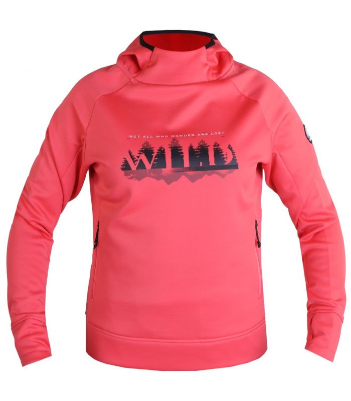 Compra online Sudadera Sphere Pro Windy Mujer Coral Negro en oferta al mejor precio