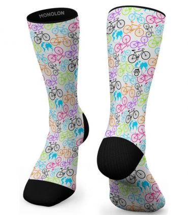 Calcetines Monolon Cycles White