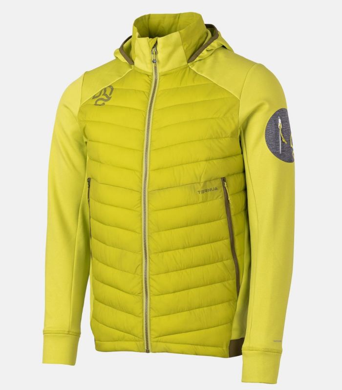 Compra online Chaqueta Ternua Yukkon 2.0 Hybrid JKT Hombre Citrus Green en oferta al mejor precio