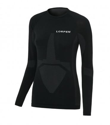 Camiseta Lorpen Munia L/S Mujer Black